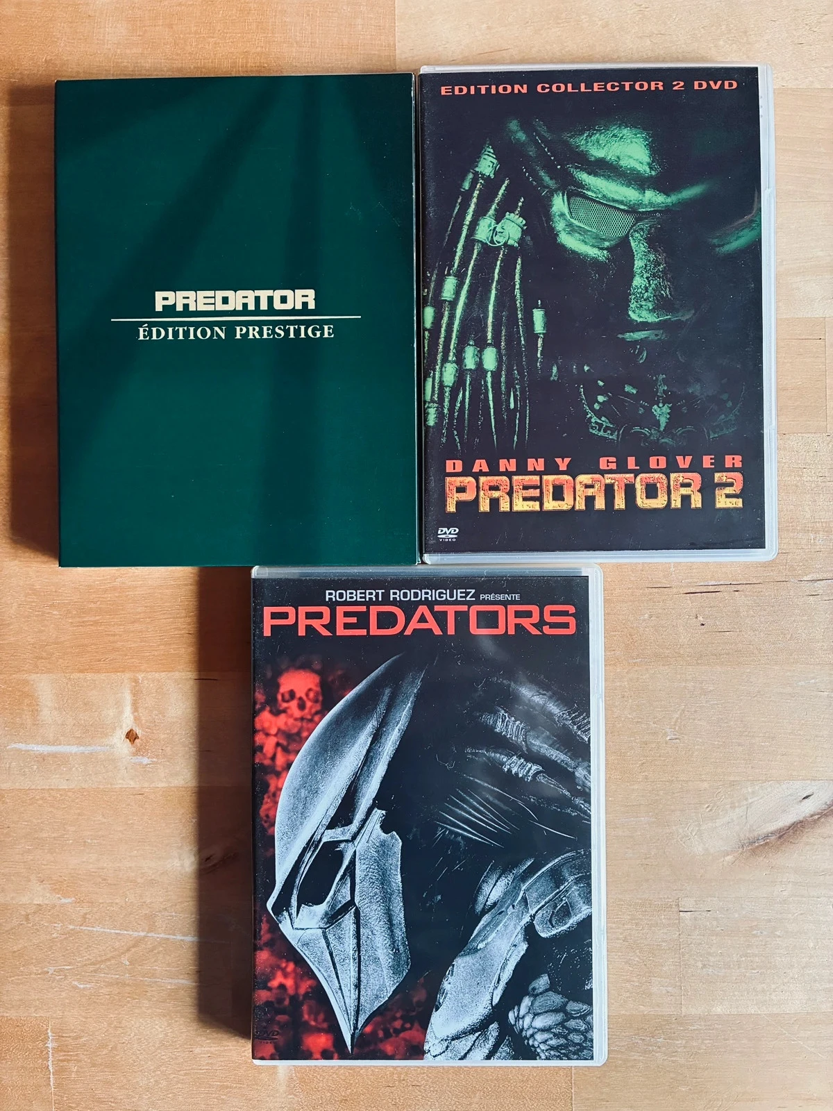 Lot 3 DVD trilogie Predator.